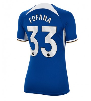 Chelsea Wesley Fofana #33 Replika Hjemmebanetrøje Dame 2023-24 Kortærmet